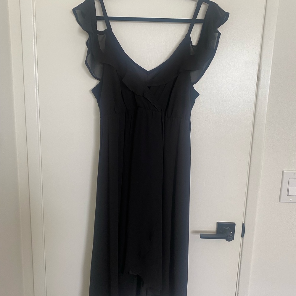 Torrid off the Shoulder Black Dress size 1X